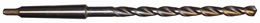 DCOWTS - HSCo Drill, Taper Shank, Worm Pattern