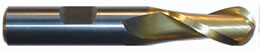SDCBNTIN - Carbide Slot Drill, TiN Coated, Ball Nose