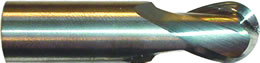 SDCSTBN - Carbide Slot Drill, Ball Nose, Stub Length